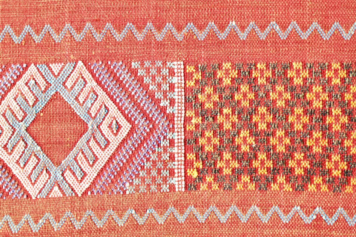 Chrifa-Vegan Moroccan Rug- (1'8" x 3'1")