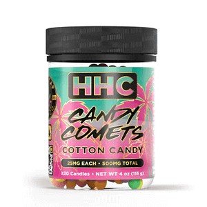 hhc candy comets - cotton candy