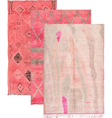 pink Moroccan Rug
