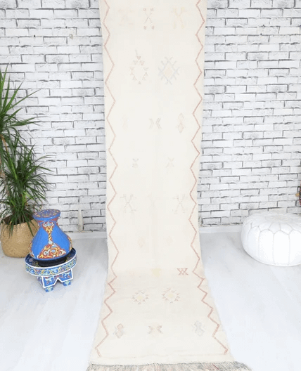 Zara-Vegan Moroccan Rug- (2'3" x 9'6")