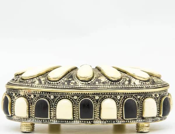 Moroccan Berber Antique Jewelry Box Decor