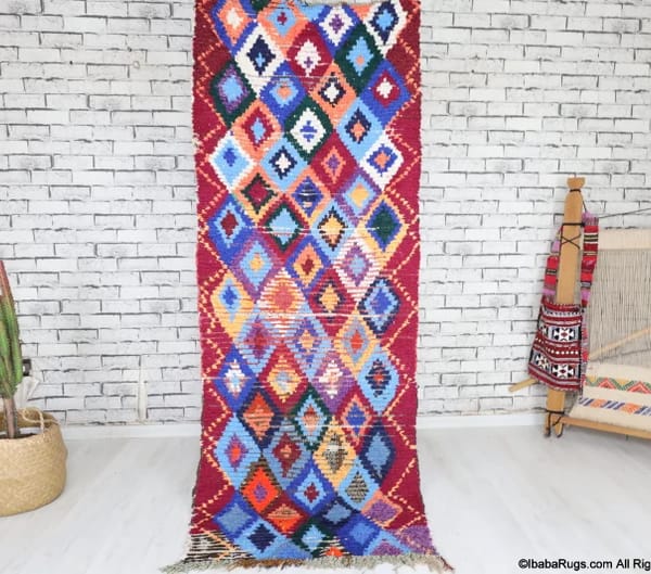Ytto-Vintage Moroccan Rug- (2'6" x 6'9")