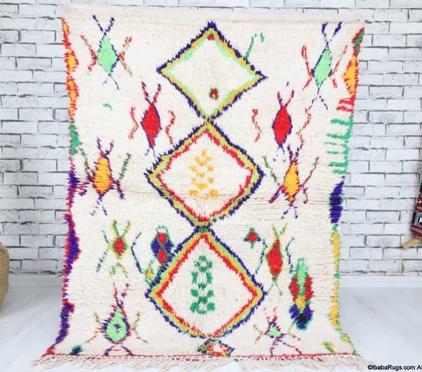 Tucka-Shag Moroccan Rug (3'4" x 4'6")