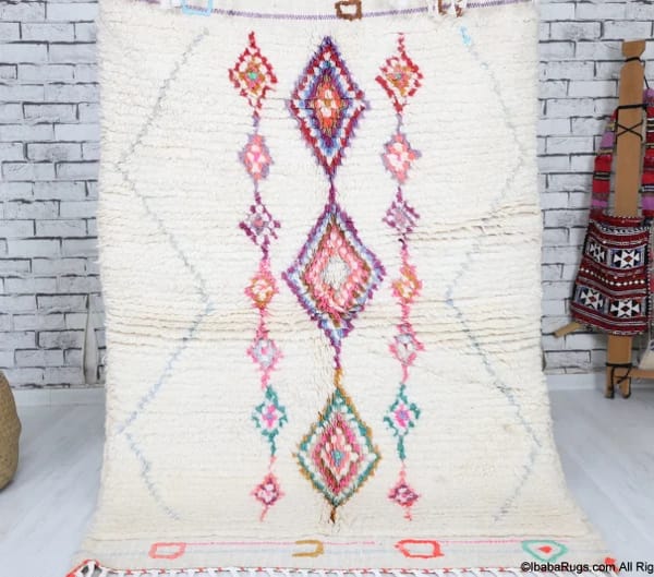 Zert-Shag Moroccan Rug (3'6" x 4'9")