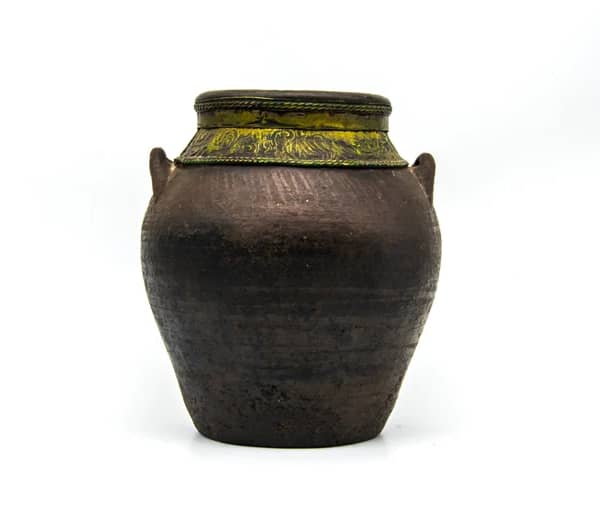 Vintage clay Pottery Moroccan vase