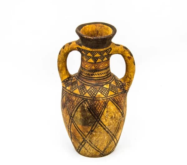 Antique handmade water clay jar