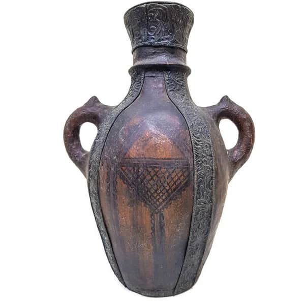 Vintage clay Pottery water Pot Moroccan vase