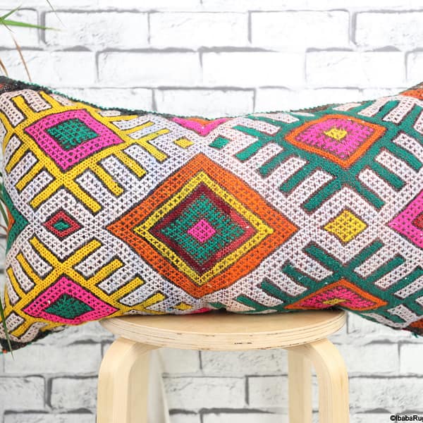 14'9"x25'9" Authentic Moroccan vintage Pillow Cover