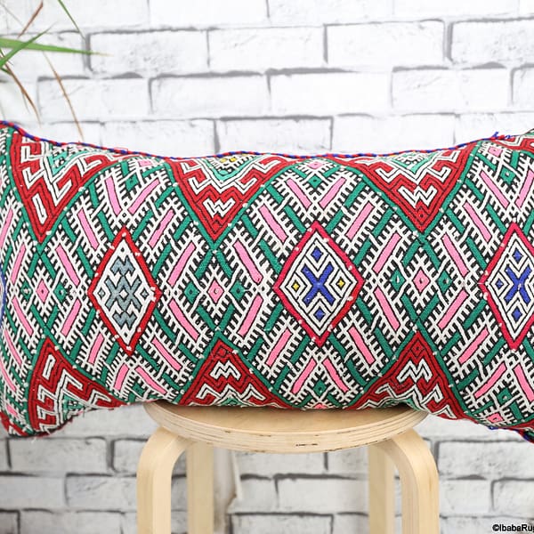 14'1"x26'3" Authentic Moroccan vintage Pillow Cover