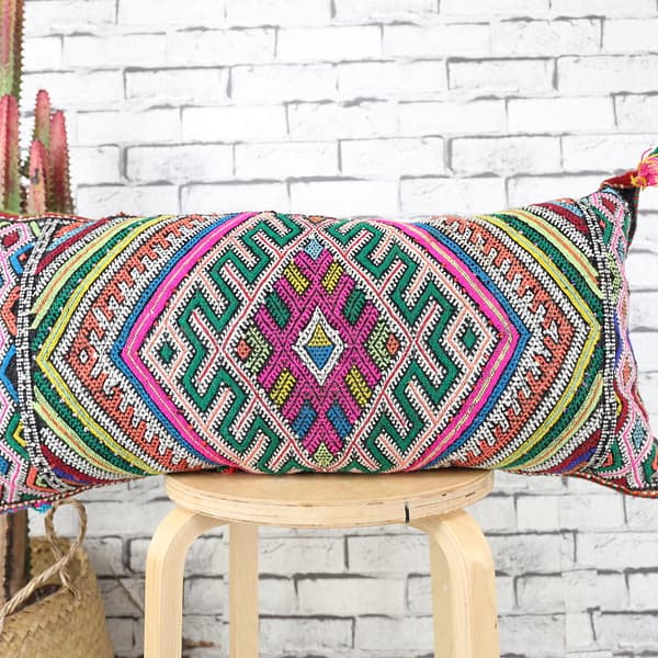 14'1"x29'1" Authentic Moroccan vintage Pillow Cover