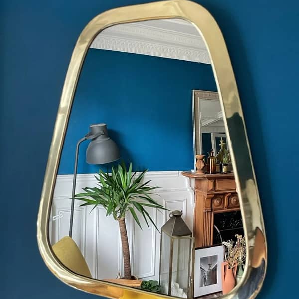 Handmade Brass Antique Mirror