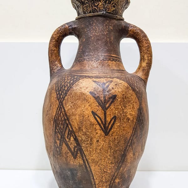 Moroccan Berber clay Pottery water Pot Antique vase