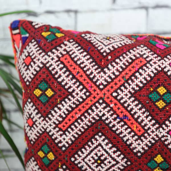 12'2"x22'8" Authentic Moroccan vintage Pillow Cover