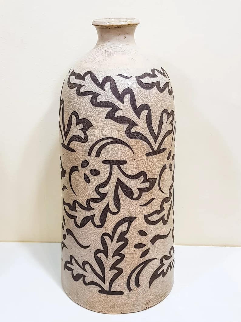 Pottery Pot Moroccan vase Arabian Art Decor Table