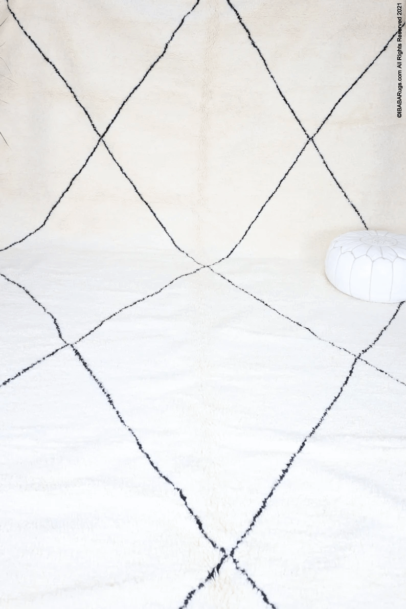 Gweja-Shag Moroccan Rug-Beni Ourain (10'0" x 15'4")