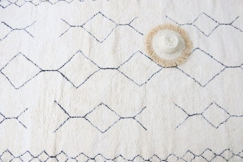 Beni ourain rug- Moroccan Rug