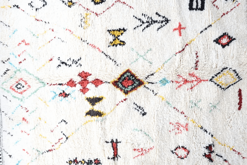 Tinhinan-Shag Moroccan Rug (6'2" x 8'0")