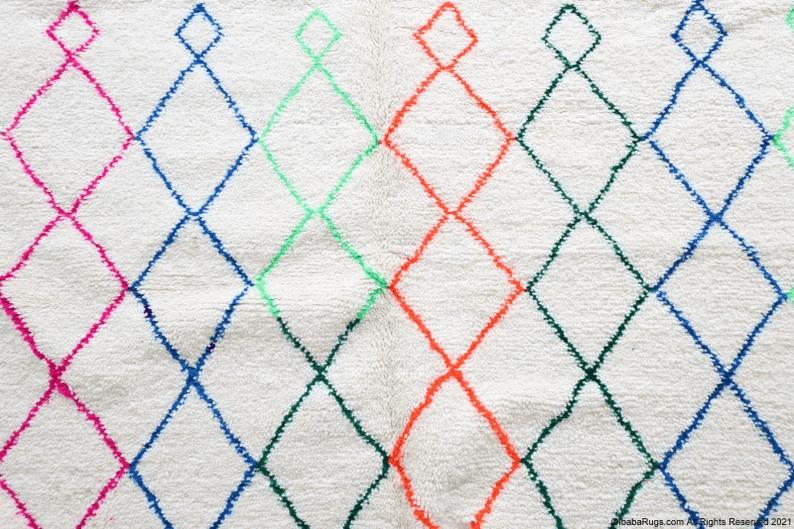 Heddo-Shag Moroccan Rug (5'3" x 8'3")