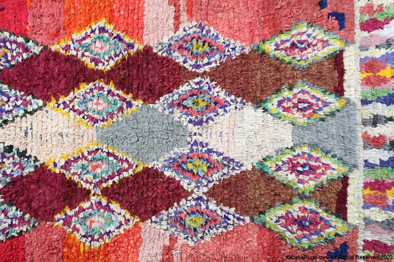 Meghighda-Vintage Moroccan Rug- (3'6" x 5'7")