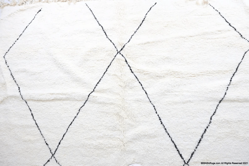 Gweja-Shag Moroccan Rug-Beni Ourain (10'0" x 15'4")