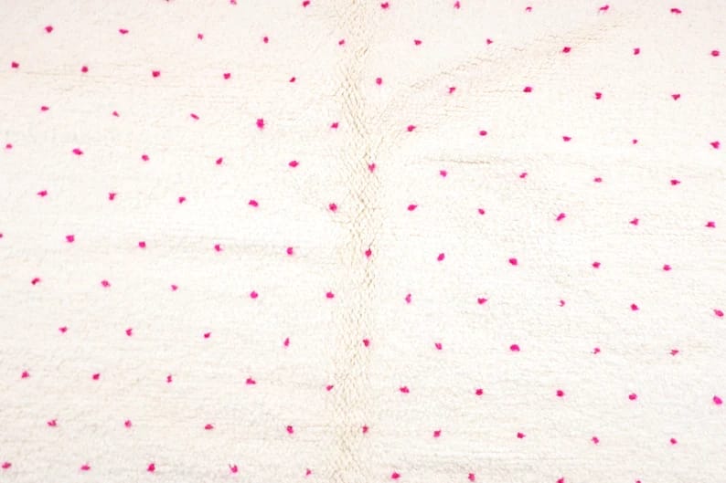 Tililla-Shag Moroccan Rug-Dots Rug (5'9" x 7'0")