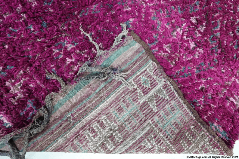 Tiska-Vintage Moroccan Rug- (5'6" x 9'2")