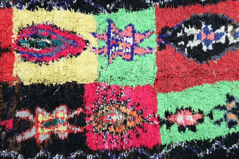 Taylalt-Vintage Moroccan Rug- (3'0" x 6'1")