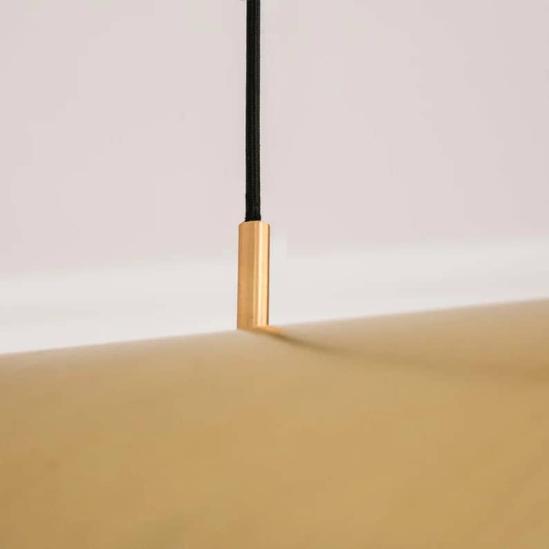 Brass suspension golden hanging lamp